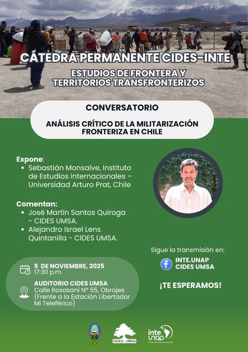 Afiche del documental Bolivia en Llamas