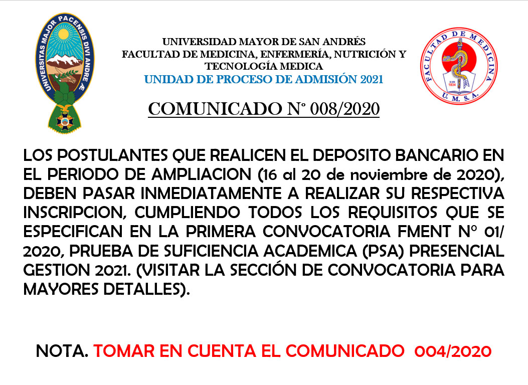 Comunicado Destacado