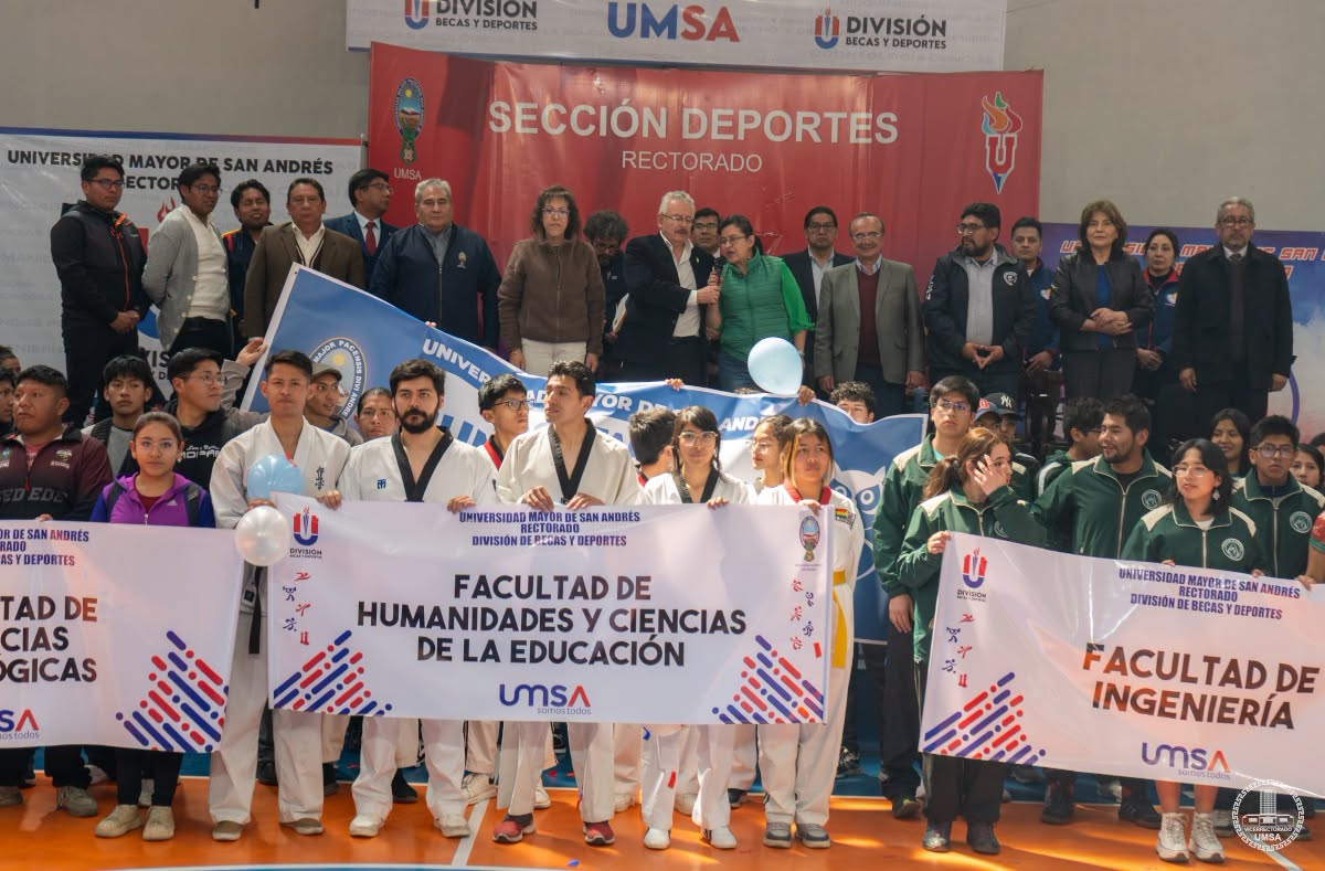 LA FIESTA DEPORTIVA QUE UNE A TODA LA UMSA YA COMENZÓ