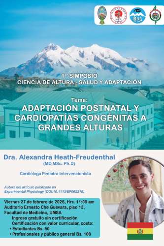 1er. SIMPOSIO CIENCIA DE ALTURA - SALUD Y ADAPTACIÓN