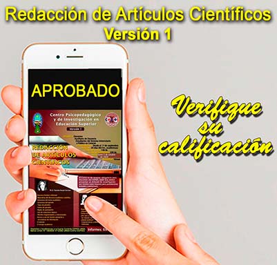 Calificaciones redacción de artículos científicos V1