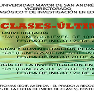 Inicio de clases