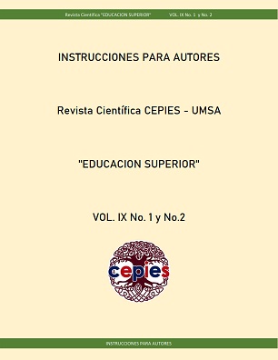 CONVOCATORIA A PRESENTACIÓN DE ARTICULOS CIENTIFICOS (REVISTA EDUCACION SUPERIOR VOL. IX No. 1 y No.2)