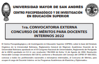 1ra. CONVOCATORIA EXTERNA CONCURSO DE MÉRITOS PARA DOCENTES INTERINOS 2022