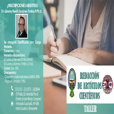 Taller de Redacción de Artículos Científicos