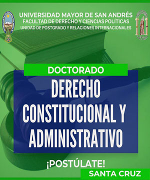 Doctorado en DERECHO CONSTITUCIONAL Y ADMINISTRATIVO