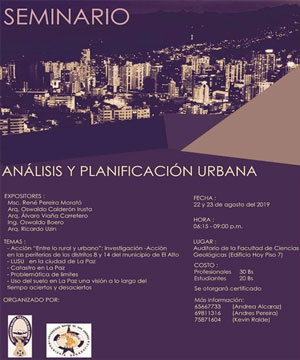 ANÁLISIS Y PLANIFICACIÓN URBANA