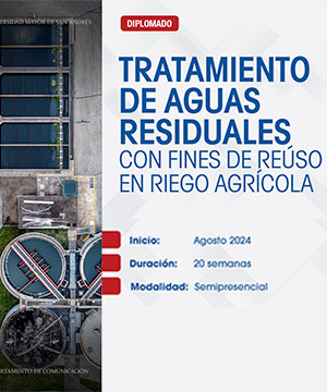 Diplomado en Tratamiento de Aguas Residuales con Fines de Reúso en Riego Agrícola” (cuarta versión - modalidad semipresencial)