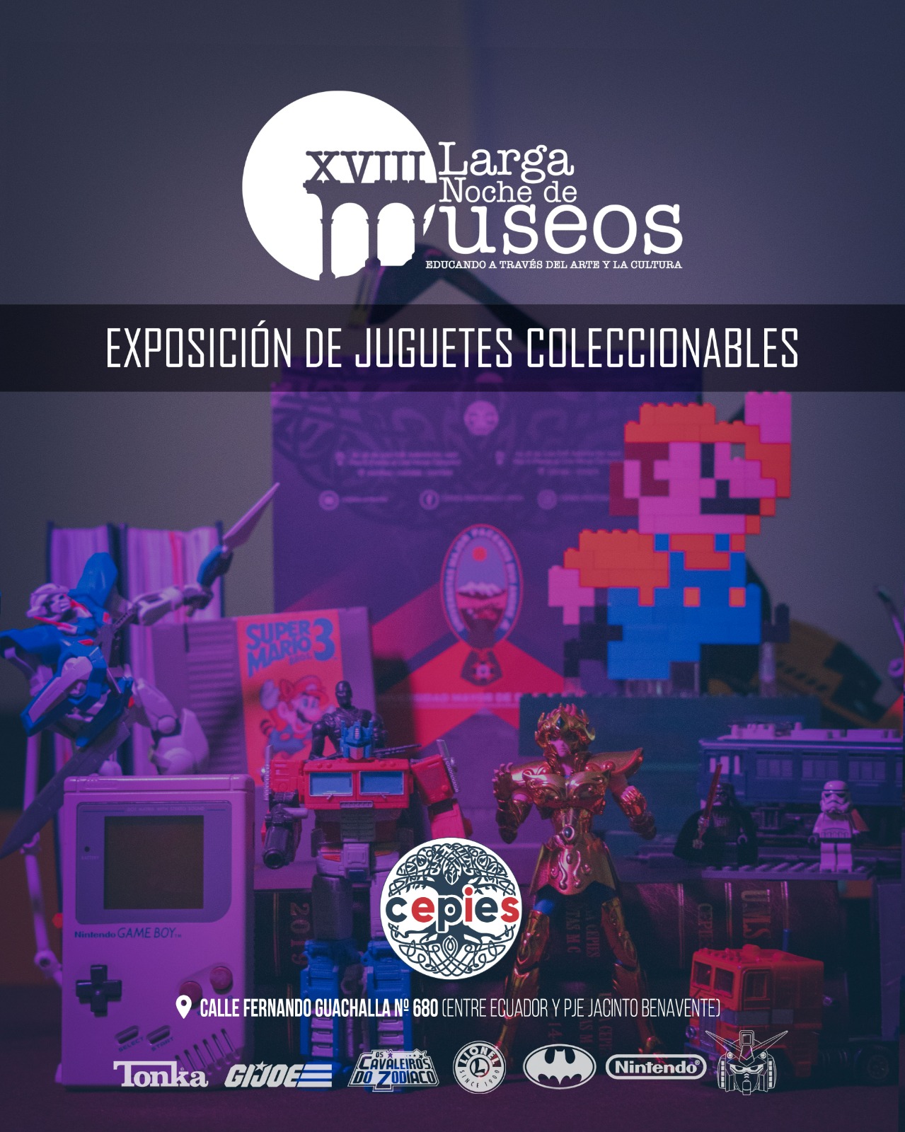 Noche de Museos - Exhibición de juguetes de colección e historia.
