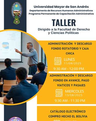 Curso Administración y Descargo Fondo Rotatorio y Caja Chica